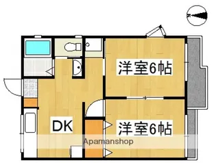リベール倉敷【2階】の間取り