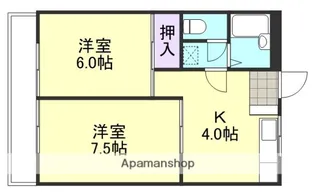 グランドールマンション【3階】の間取り