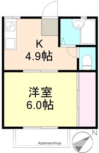 アスティ21【2階】の間取り