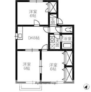 ラフィーネTM A【2階】の間取り