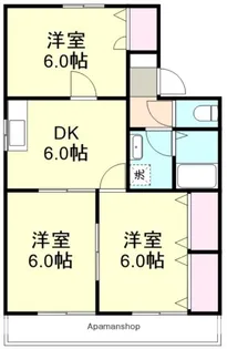 ラ・メール福島【1階】の間取り