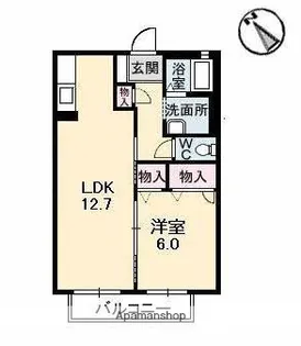 リヴィエール【2階】の間取り
