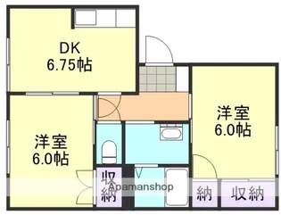 岡山県倉敷市玉島長尾【アパート】の間取り