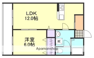 ホワイトマンション吉岡C棟【1階】の間取り