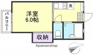 カーサレシェンテ【1階】の間取り