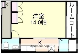 ゴールドパークB【1階】の間取り