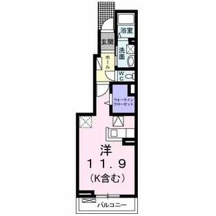 エム・トリトン【1階】の間取り