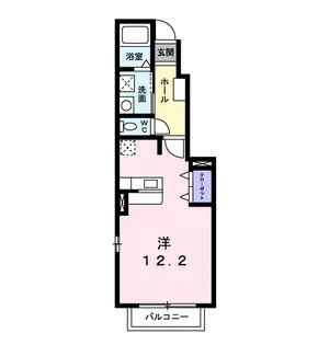 ヌーベル モリヤス【1階】の間取り