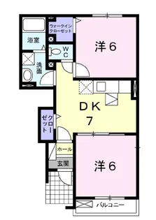 アルカンシエル【1階】の間取り