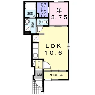 ミキハウスⅡB【1階】の間取り