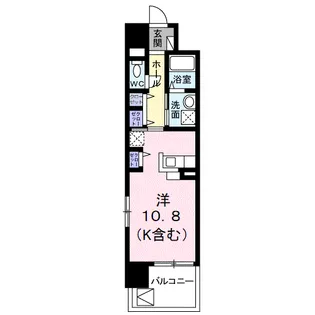 ケイマイティ【510号室】の間取り