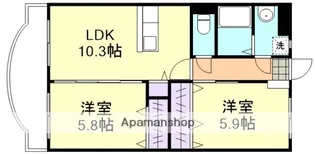 アプランドルⅤ【2階】の間取り