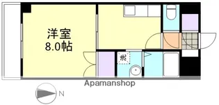 グローリー中庄【2階】の間取り