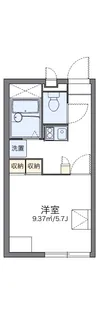 レオパレスかぜ【1階】の間取り