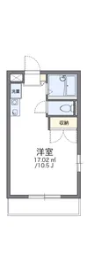 レオパレスウイング近藤【2階】の間取り