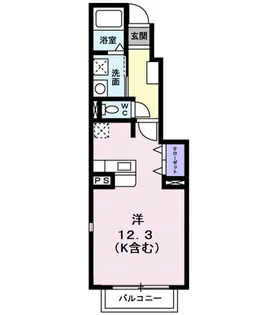 トップラインB【1階】の間取り