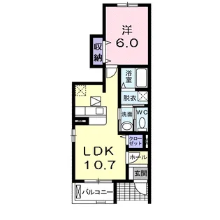 サンメゾンM・A【1階】の間取り