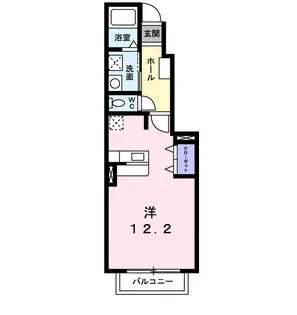 ジェネラスグリーン B【1階】の間取り