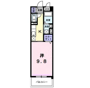 サン・フィールド【3階】の間取り