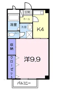 ファミール・ビラA【1階】の間取り