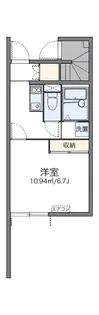 レオネクストBAKUROCHO【106号室】の間取り