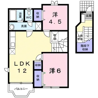 エトワール【2階】の間取り