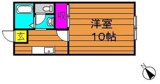 ビーライン川入 A【101号室号室】の間取り