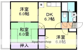 メモワール・アイ【2階】の間取り