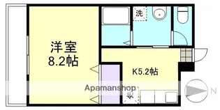 ビュー倉敷【2階】の間取り