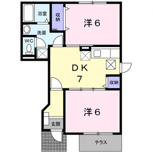 イースト21【1階】の間取り