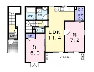 GRADO【2階】の間取り