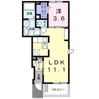 シェリールA【1階】の間取り