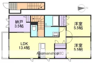 テラスコート船穂 C棟【2階】の間取り
