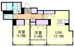ファーストクラブ【1階】の間取り