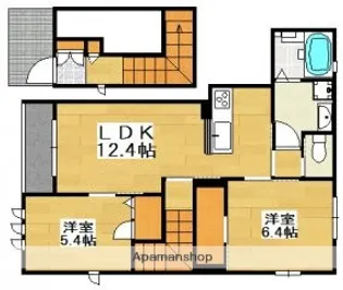 リバーサイドⅡ【2階】の間取り