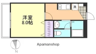 ハイツ・サンシャイン【3階】の間取り