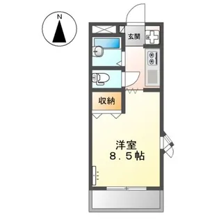 グランチェスタⅡ【2階】の間取り