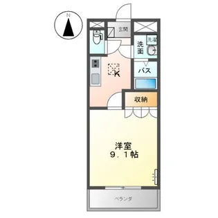 グランディア【1階】の間取り