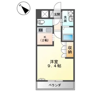 ネスト【203号室】の間取り