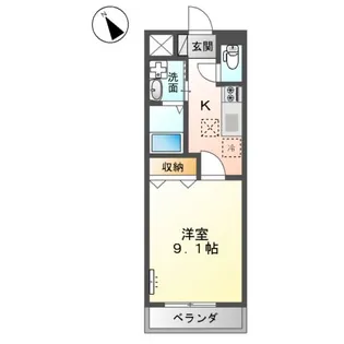 シャノワール【1階】の間取り