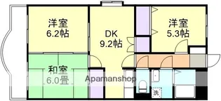 フルール【3階】の間取り