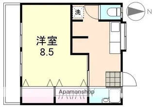 向陽荘 西棟【2階】の間取り