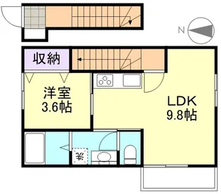 プランドール21【201号室号室】の間取り