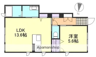 ラ ポール Ⅲ【1階】の間取り