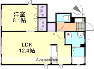 エクセランK A【1階】の間取り