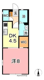 エスペランサ福島 A【1階】の間取り