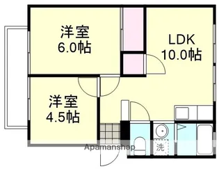 ティンカーベルB棟【2階】の間取り