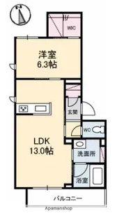 マグノリア カリーノⅡ【2階】の間取り