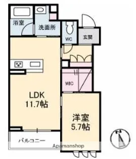 ピゴラーレⅠ【2階】の間取り