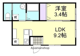ソレイユ・ルヴァン【1階】の間取り